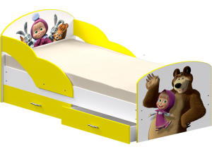 Детская кровать с бортиками Максимка ФОТО