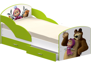 Детская кровать с бортиками Максимка ФОТО