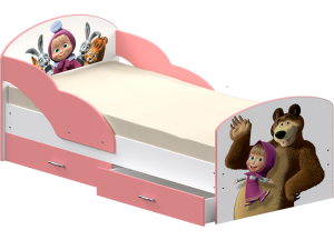 Детская кровать с бортиками Максимка ФОТО