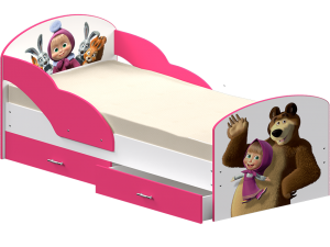 Детская кровать с бортиками Максимка ФОТО