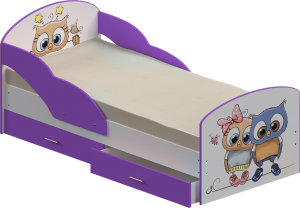 Детская кровать с бортиками Максимка ФОТО