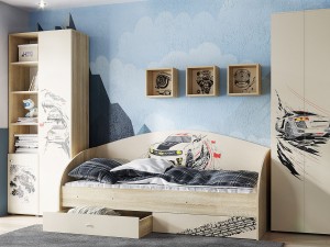 Детская комната Форсаж сонома мини